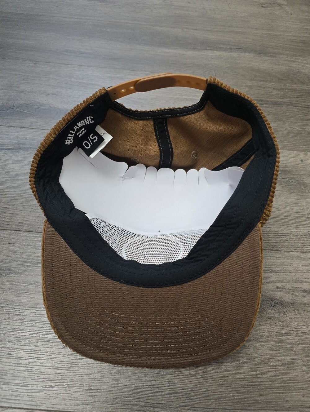 Billabong Brown Corduroy Mens Hat One Size Surfer Streetwear - Picture 3 of 8